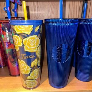💙Starbucks Floral Texas Cup🌼